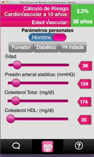 Calculadora riesgo CV