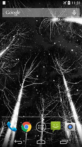 Dark Snow Live Wallpaper