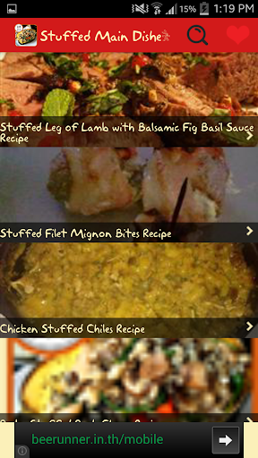 Stuffed Main Dishes Recipes