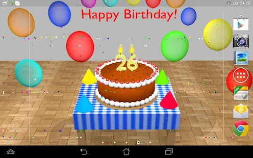 Birthday HD Live Wallpaper