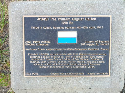 Pte William August Halton