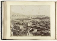 Gezicht op de industriehaven van Genua, gezien vanaf Villa Rosazza