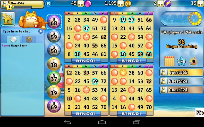 Bingo Beach Screen 2