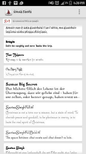 Christmas Fonts for FlipFont