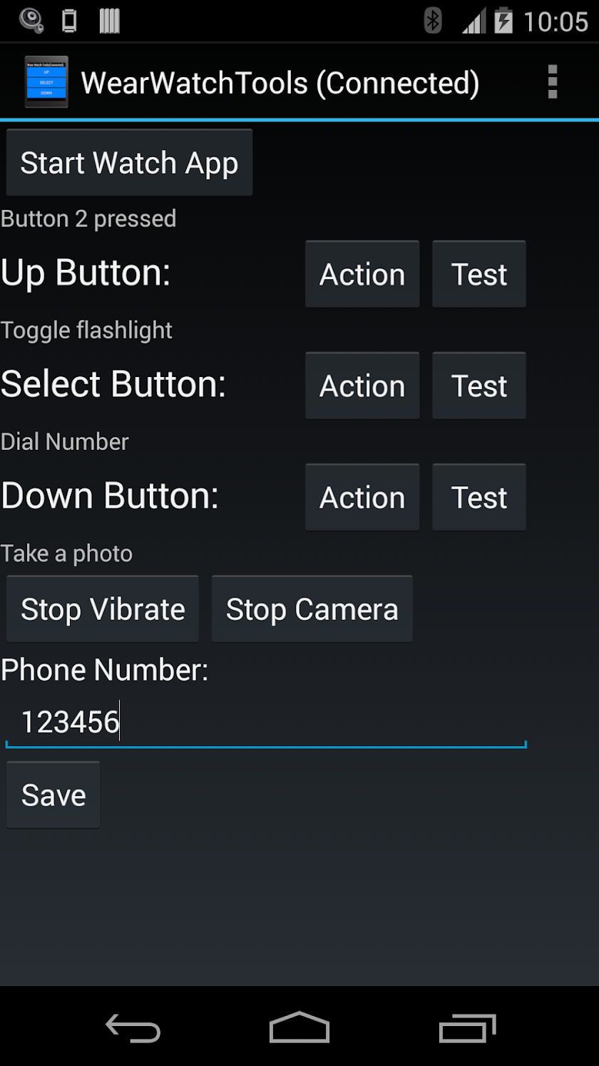Watch Tools For Android Wear Screen 1