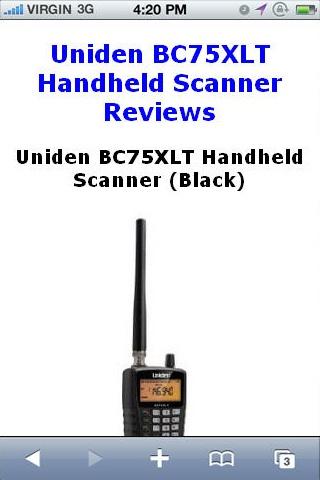 BC75XLT Scanner Reviews