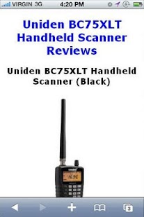 BC75XLT Scanner Reviews screenshot