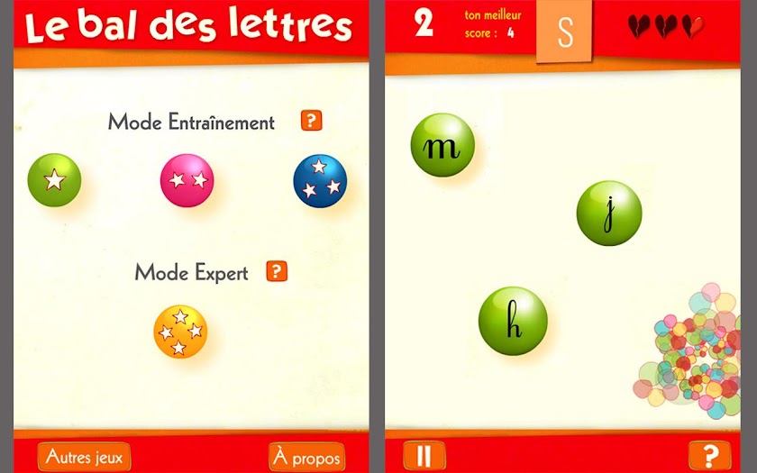 Le bal des lettres Screen 2