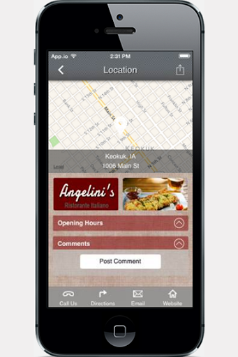 【免費商業App】Angelini's Pizza-APP點子