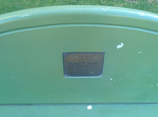 Leland F. Valdez Memorial Bench