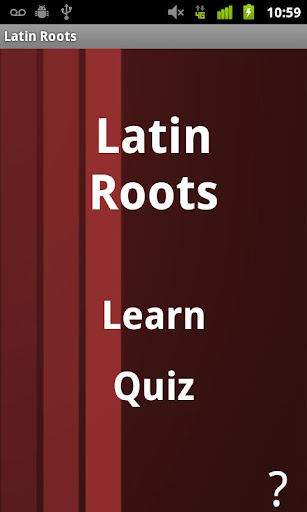 Latin Root Words