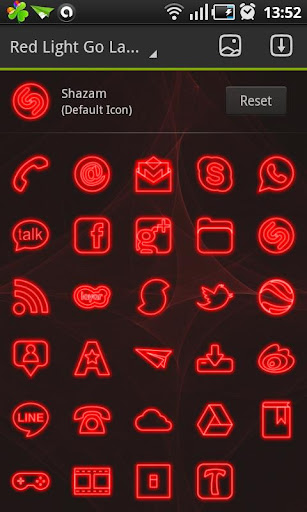 【免費個人化App】Red Light GO Launcher Theme-APP點子