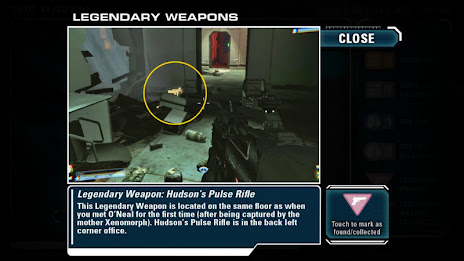 Map guide for Aliens Colonial Marines poster 3