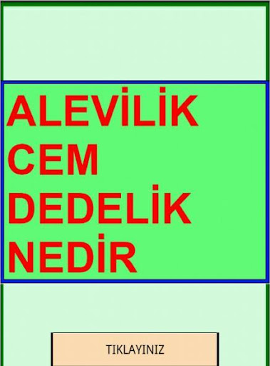 ALEVİLİK CEM DEDELİK NEDİR