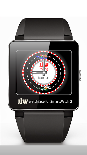 Animated RaceCar2 WatchfaceSW2