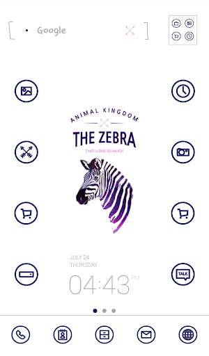 the zebra dodol theme