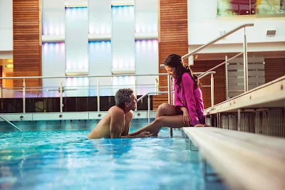 Chill out with family or friends in Celebrity Eclipse's indoor Solarium.