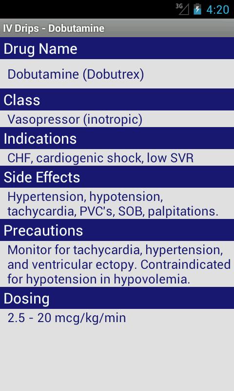 IV Drips Screen 2