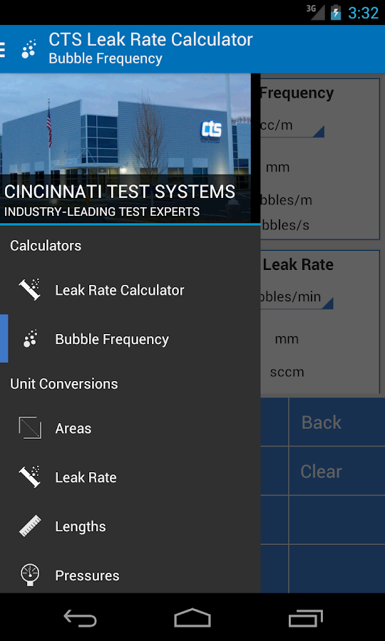 CTS Leak Rate Calculator Android Apps on Google Play