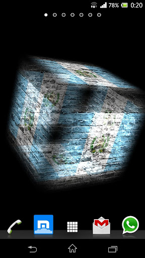 【免費個人化App】3D Guatemala Cube Flag LWP-APP點子