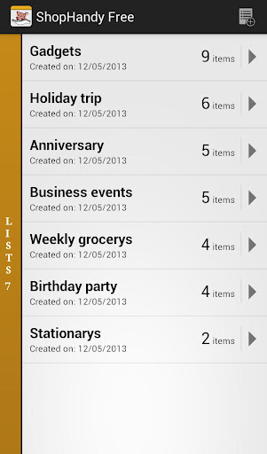 Shopping List - ShopHandy Free