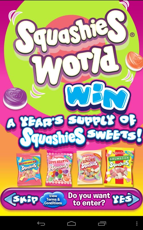 Android application Squashies World screenshort