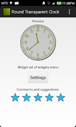 Round Transparent Clock poster 5