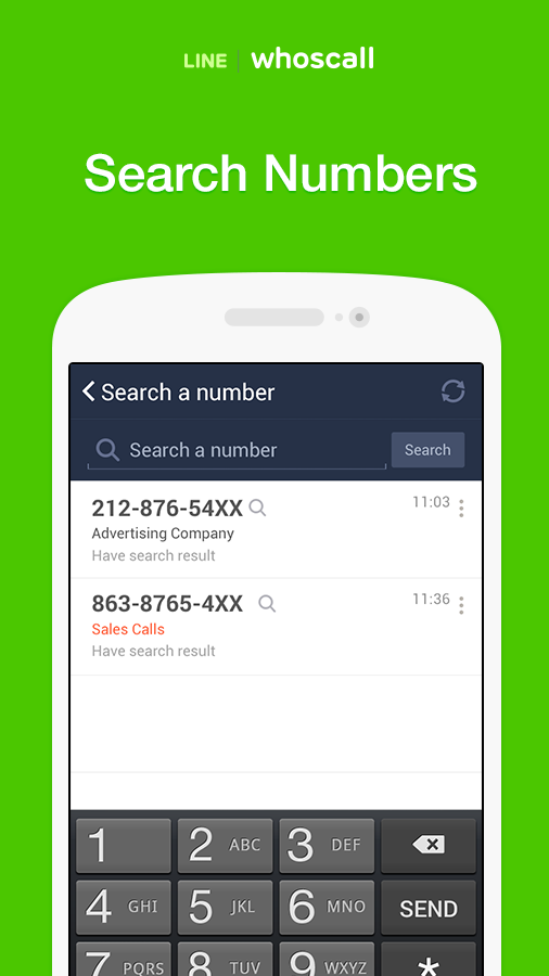 LINE whoscall- Caller ID&Block - screenshot