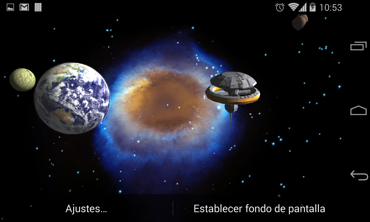 3D Galaxy Live Wallpaper Android Apps Auf Google Play