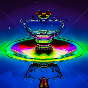 Over the Rainbow by Chandra Irahadi - Abstract Water Drops & Splashes