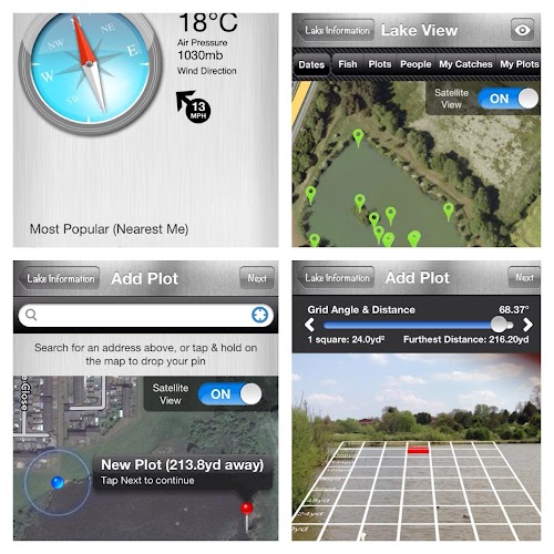 Android application iFish Locator screenshort