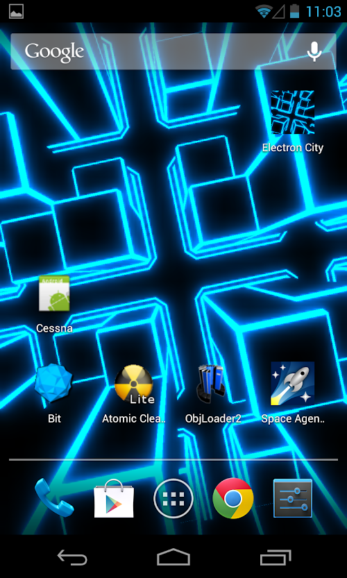 Android application Electron City screenshort