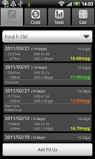 FuelLog - Car Management