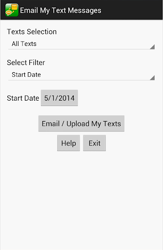 Email My Text Messages