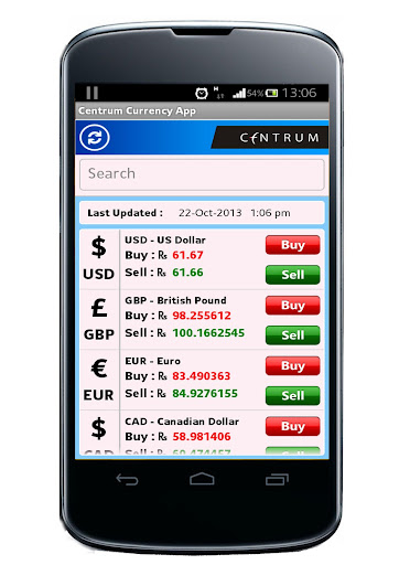 Centrum Currency App
