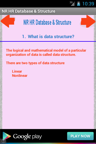 NR HR Database Structure