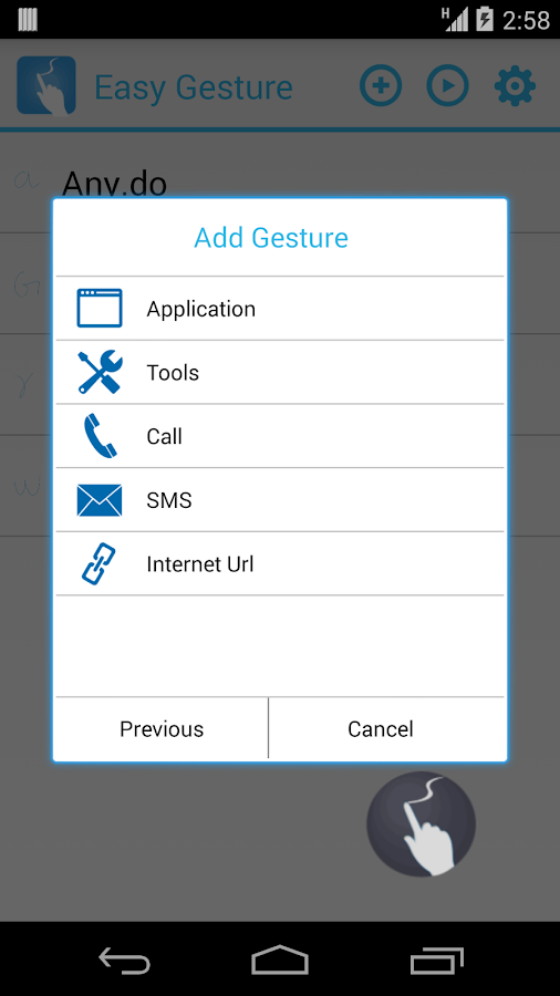    Quickify - Gesture Shortcuts- screenshot  
