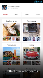 Pinterest - screenshot thumbnail