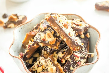 Dark Chocolate Hazelnut English Toffee