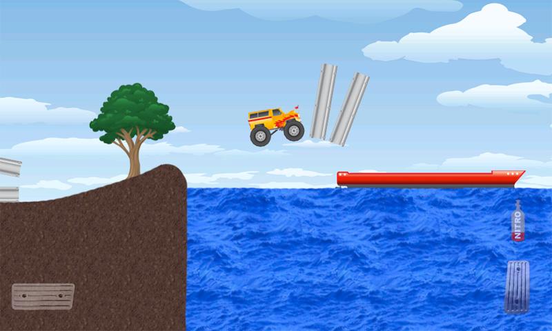 Android application Monster Truck Mania HD screenshort