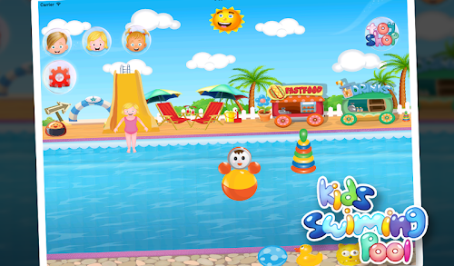 Android application Kids Swimming Pool for Girls screenshort