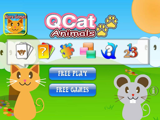 【免費教育App】QCat-學齡前幼兒和孩子的教育遊戲 八合一：動物-APP點子