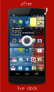 Free Live Clock Shortcut APK for PC