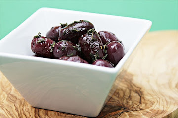 Pan-Fried Olives with Rosemary