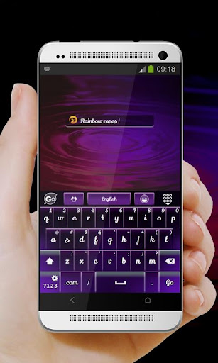 【免費個人化App】紫色注塑 GO Keyboard-APP點子