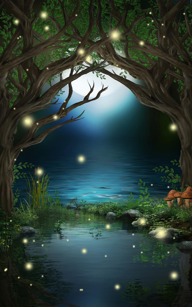 Fireflies Live Wallpaper Screen 1