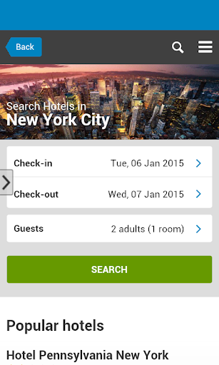 New York City Hotel Finder