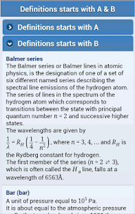 Lastest Physics, Chemistry Abr & Defs APK for Android