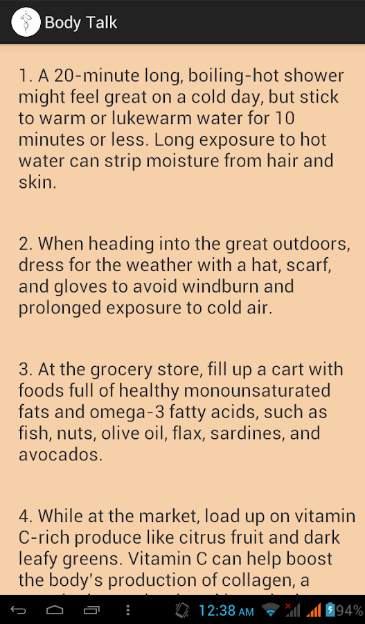 Body Talk Screen 3