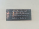 Leonids Antons Monument Plate